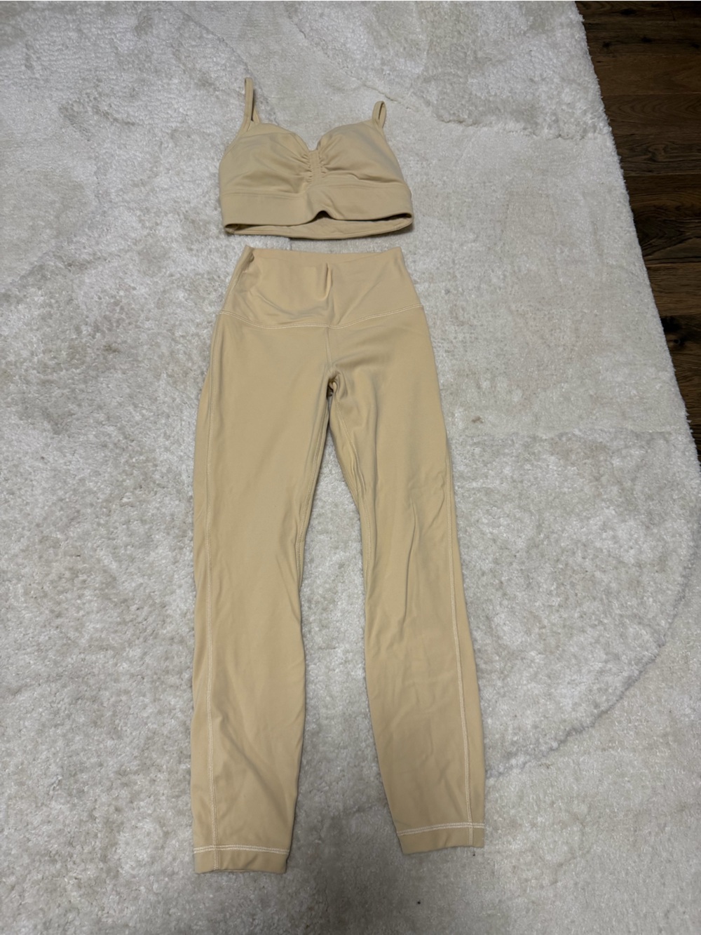 lululemon athletica Beige High-Rise Leggings